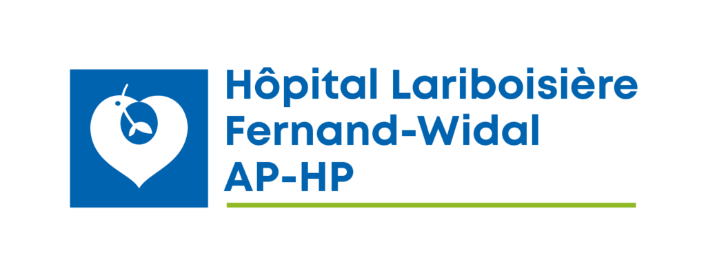 Logo groupe hospitalier lariboisière fernand widal AP HP